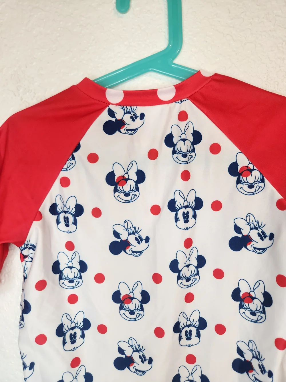 Disney store Minnie Mouse 50+ Swim Top Size Girl's 10 rash guard